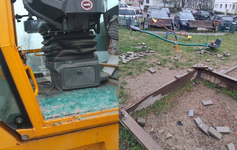 Primarul din Ploiești se plânge pe Facebook că vandalii au distrus utilaje de muncă și un teren de joacă: „Pe mine mă doare”