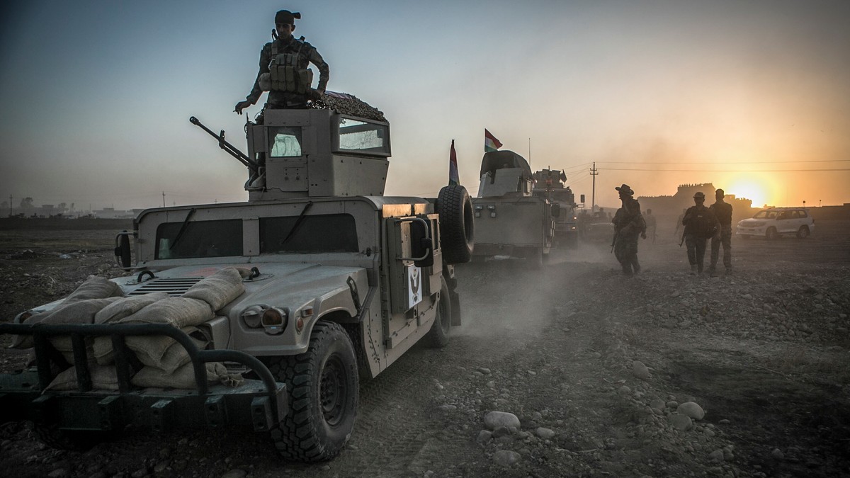 350.000 de copii sunt ”captivi” în vestul oraşului Mosul
