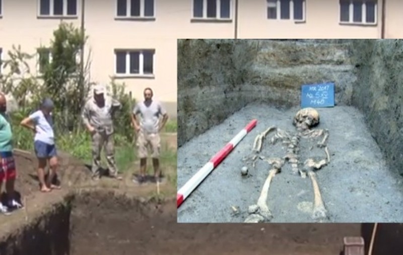 Un schelet care datează de acum 1.700 de ani a fost descoperit în județul Buzău