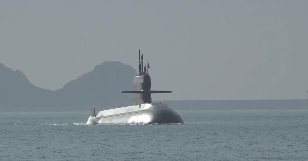 Noul submarin chinez Foto Global Times via contul de Weibo al armatei chineze