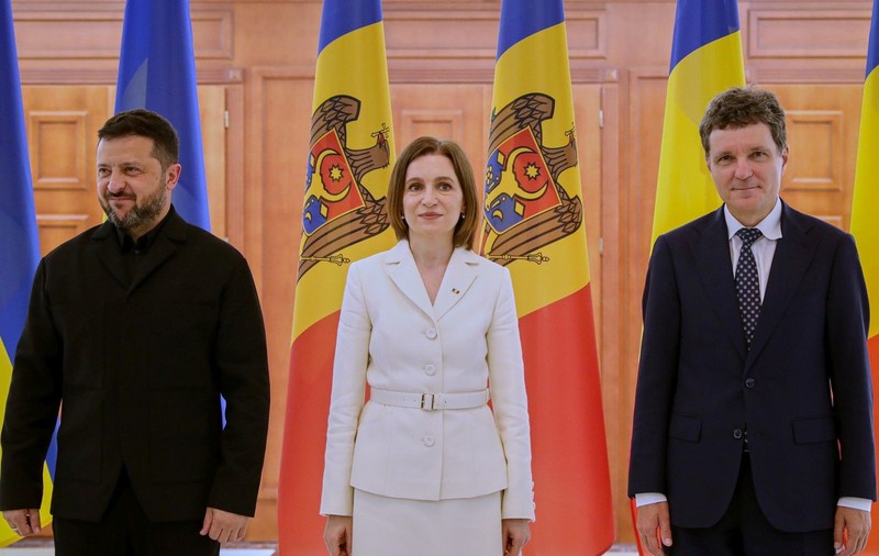 Nicușor Dan, după trilaterala de la Chișinău cu Maia Sandu și Volodimir Zelenski: „Asigur Ucraina încă o dată de sprijinul României în această luptă”