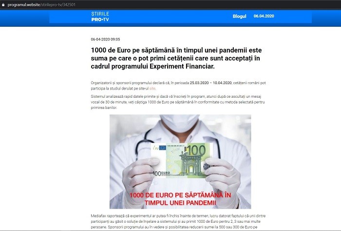 Sursă: website cert.ro