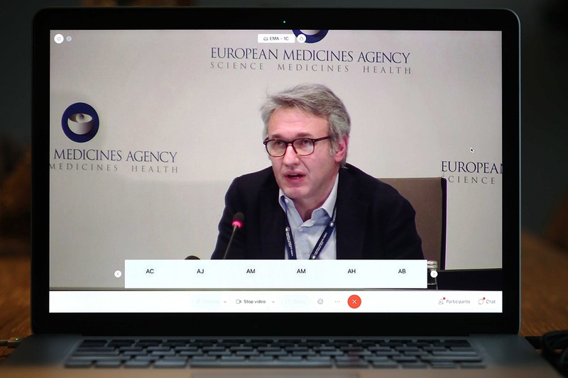 Marco Cavaleri, coordonatorul strategiei pentru vaccinare din cadrul EMA. Foto: EPA