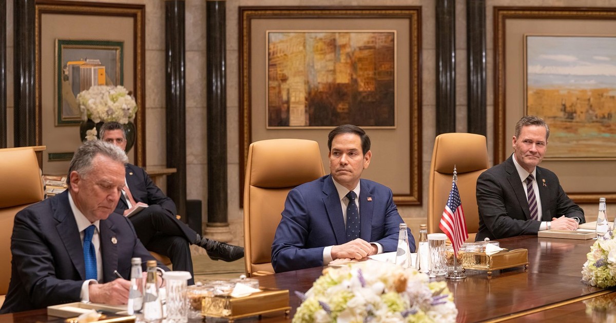 Steve Witkoff (stânga), alături de Marco Rubio și consilierul pentru securitate națională Mike Waltz înainte de o întrevedere cu o delegație rusă Foto: Profimedia