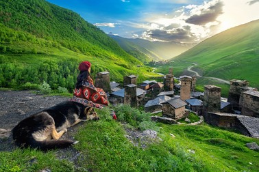 Locuri de vizitat în Georgia - Ushguli