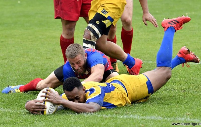 Cine a fost cel mai bun marcator din Superliga Națională de rugby în 2018. Faceți exerciții de dicție!