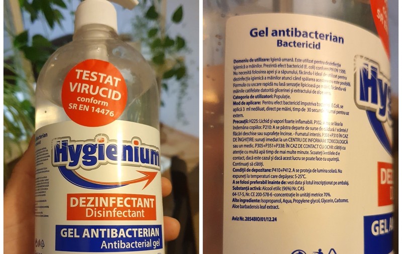 Dezinfectanți cu 0% substanță activă, vânduți în magazine. Ministerul Sănătății anunță controale