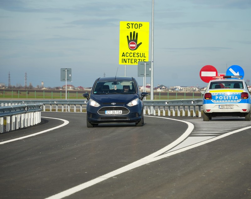 Autostrada A4 a fost legată direct de comuna Cumpăna din Constanța, traficul a fost deschis astăzi, după 11 ani de așteptare