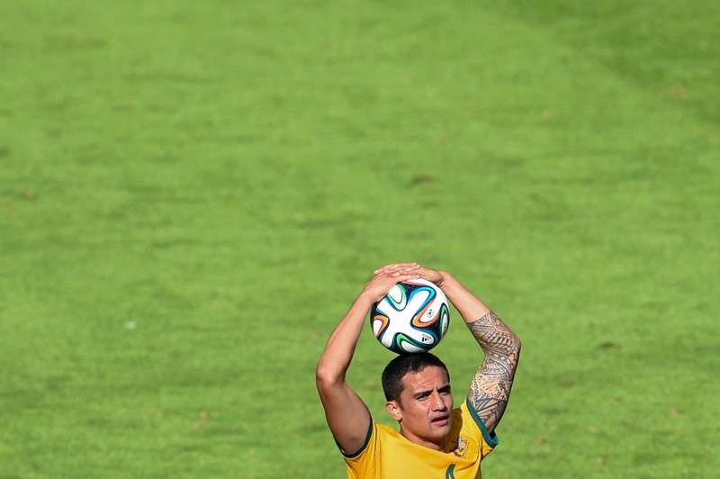 Tim Cahill a marcat două goluri pentru ”canguri” Foto: EPA