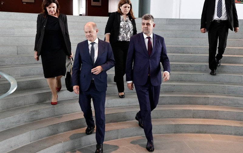 Cancelarul Germaniei nu dă speranțe României pentru intrarea curând în Schengen. Ce spune Marcel Ciolacu