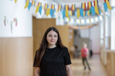 Julia, 24 de ani, este profesoară de engleză din timpul studenției Foto: Vlad Chirea