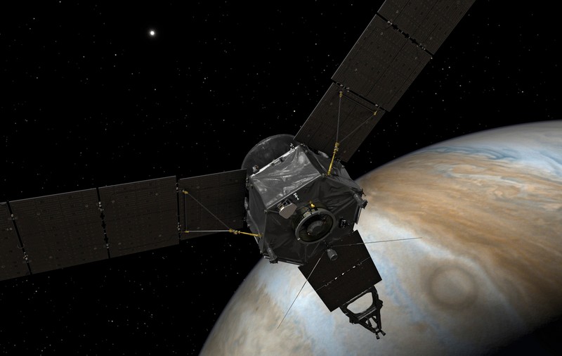 Sonda Juno s-a plasat pe orbita lui Jupiter, după o călătorie de cinci ani