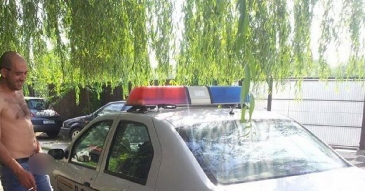 Trimis la închisoare pentru că a urinat pe mașina Poliției! S-a întâmplat la Iași