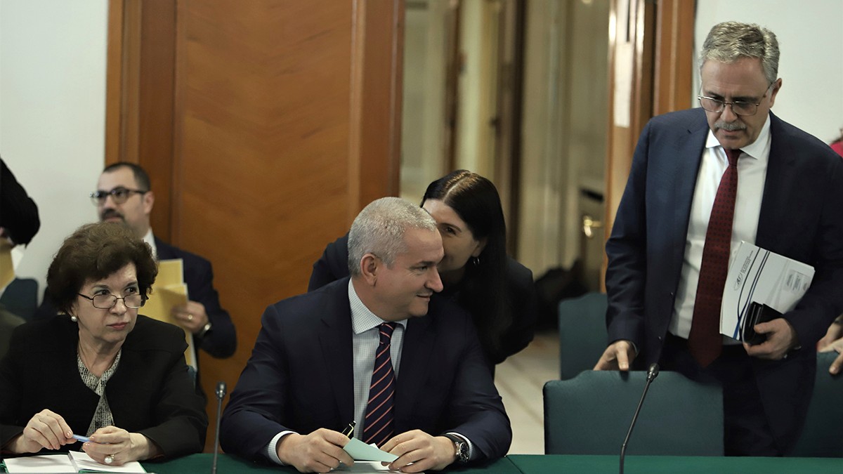 Nicu Marcu, președintele ASF, la audierile de la Comisia Economică și cea de Buget-Finanțe din Senat, din 20 martie. | Foto: Dumitru Angelescu/Libertatea