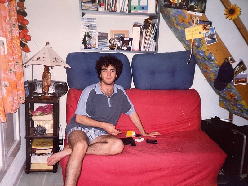 Alexandru Găzdac, în urmă cu 10 ani. Fotografie din arhiva familiei