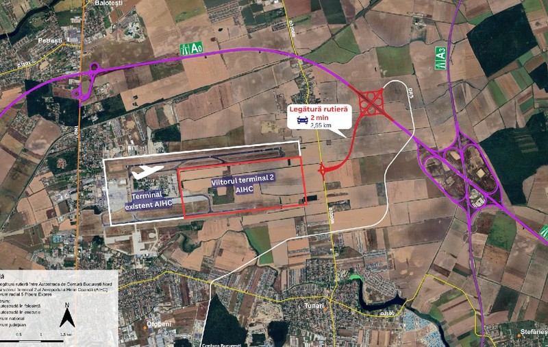 Licitație de 400.000.000 de lei pentru drumul expres între Autostrada A0 și Aeroportul Otopeni