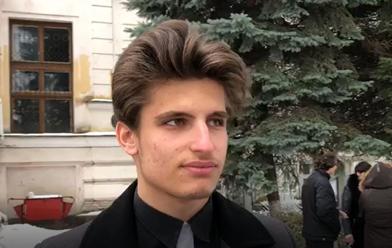 VIDEO/Vadim, student la Chișinău. ”Învăț în clădirea unde s-a decis unirea și asta-mi dă avântul să spun că sunt român”