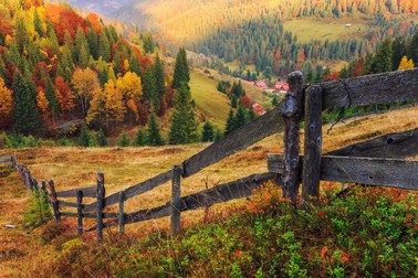 Peisaje de toamnă din Transilvania