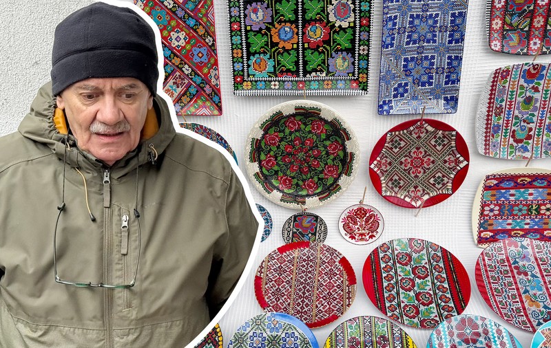 „Esență de Românie într-o farfurie”. Peter Brâncoveanu și broderiile pictate pe ceramică: „50 de lei sau 10 euro! Am și Revolut”