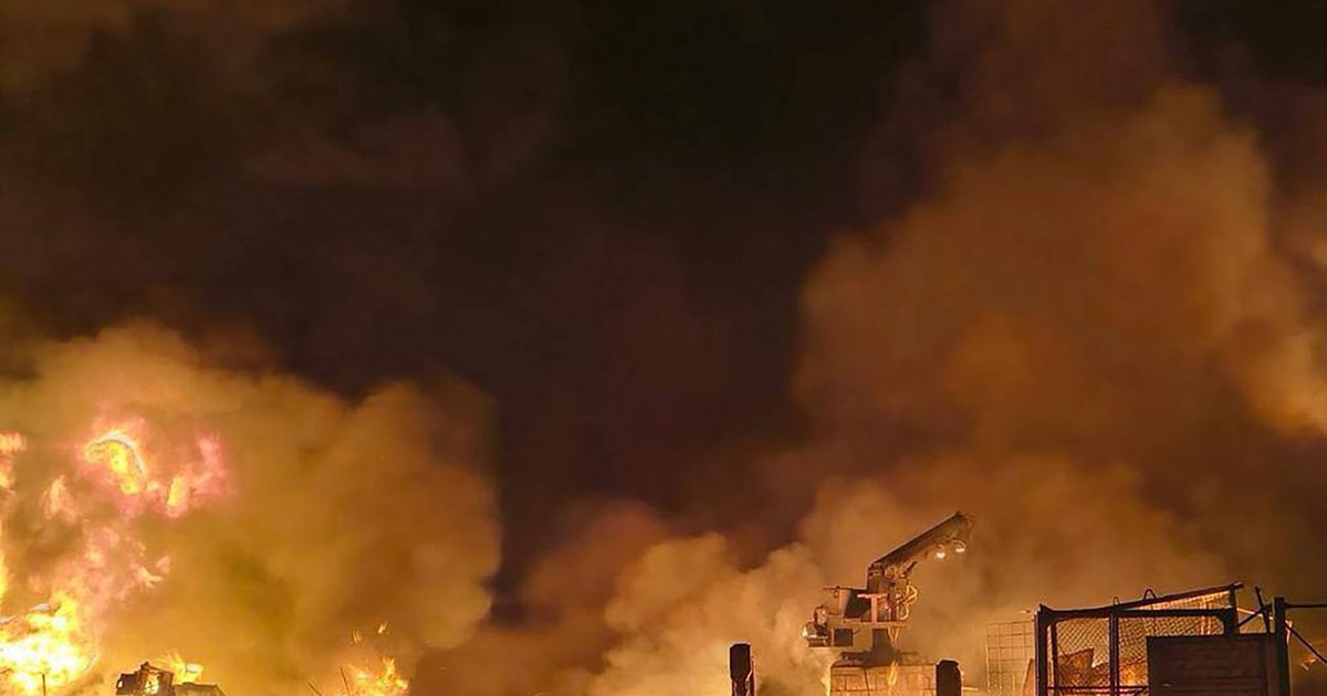 Incendiu după un atac cu drone în regiunea Kiev. Imagine cu caracter ilustrativ Foto: Profimedia
