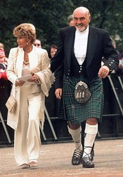 Sean Connery și Micheline Roquebrune, fotografie din 1999.