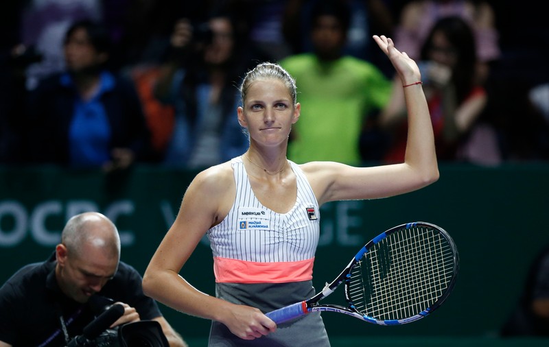 Karolina Pliskova a spulberat-o pe Garbine Muguruza, la Turneul Campioanelor. Cehoaica e prima calificată în semifinale