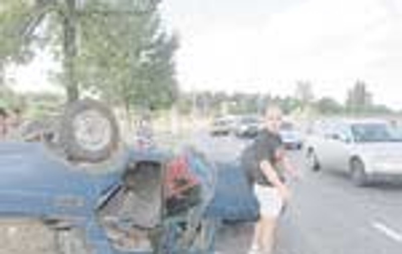 Cascadorie auto pe soseaua Petricani