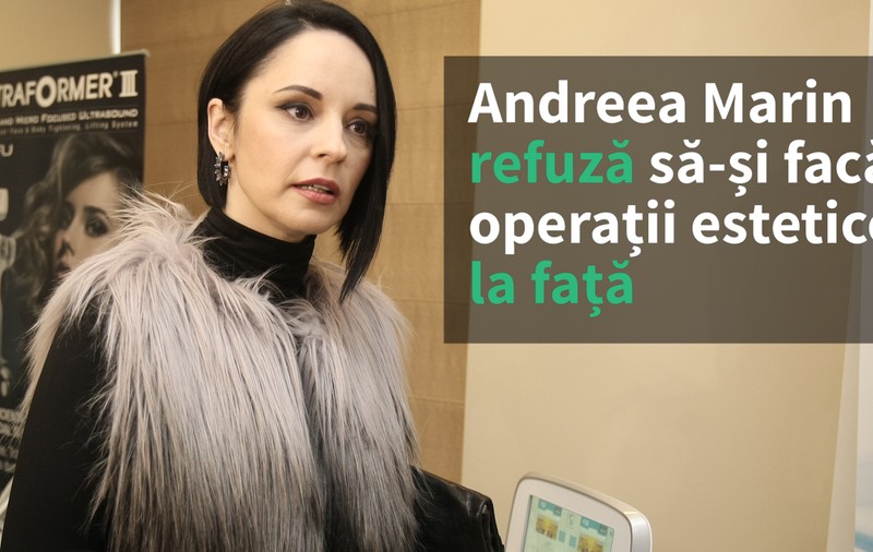 VIDEO EXCLUSIV/ La 42 de ani, Andreea Marin nu concepe ideea de chirugie estetică invazivă. Refuză să-și taie fața