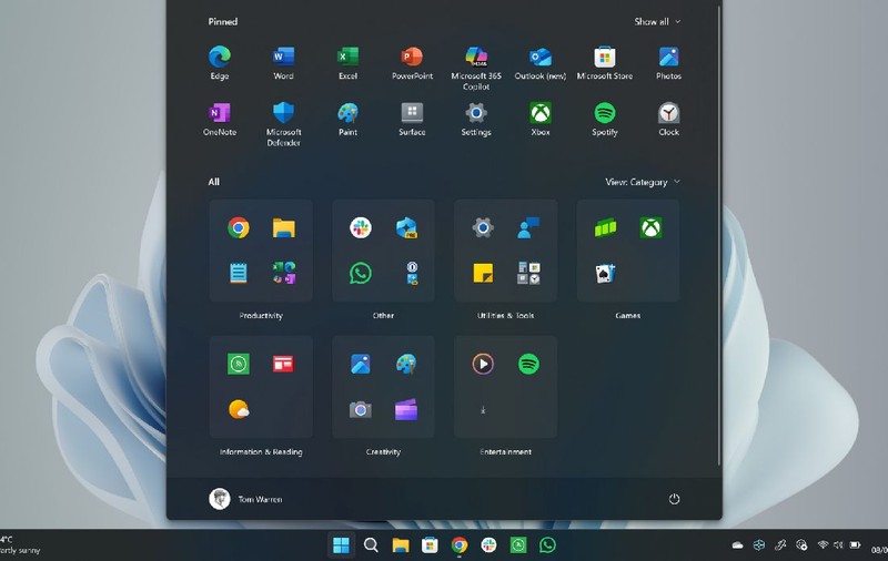 Microsoft Windows 11 are un nou meniu „Start”: Care sunt cele mai importante schimbări