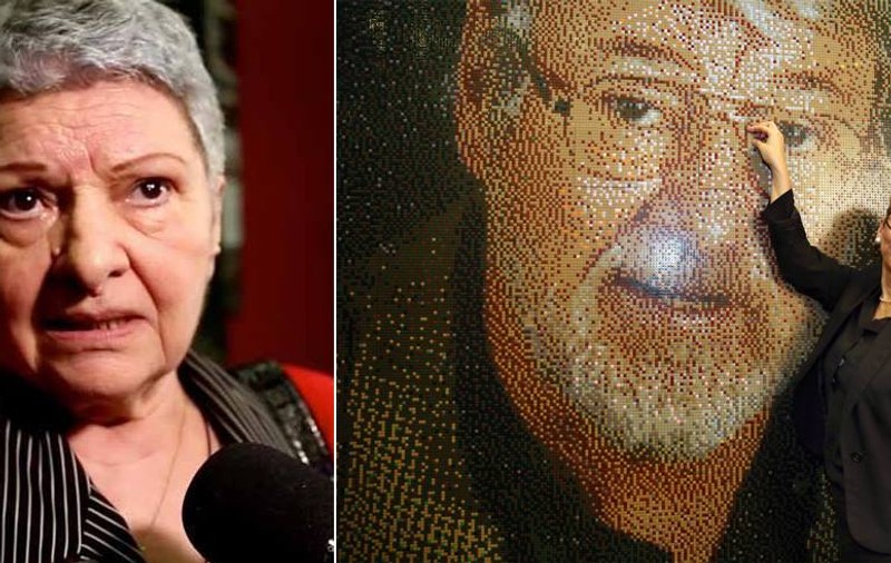 VIDEO/In memoriam. Mozaic uriaș cu chipul lui Ștefan Iordache și amintirile emoționante ale surorii lui mai mici:”Am fost copleșită!”