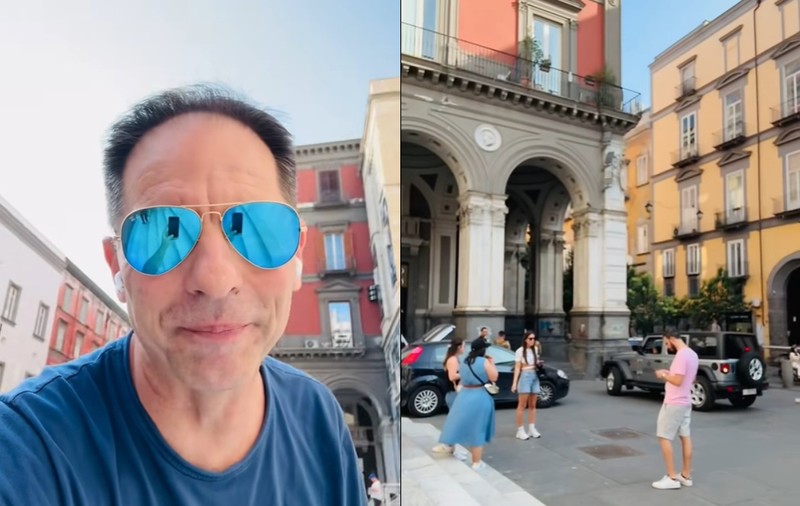 Dan Negru, uimit de ceea ce a găsit pe străzile din Napoli: „E ca în Iași, e ca în Cluj”