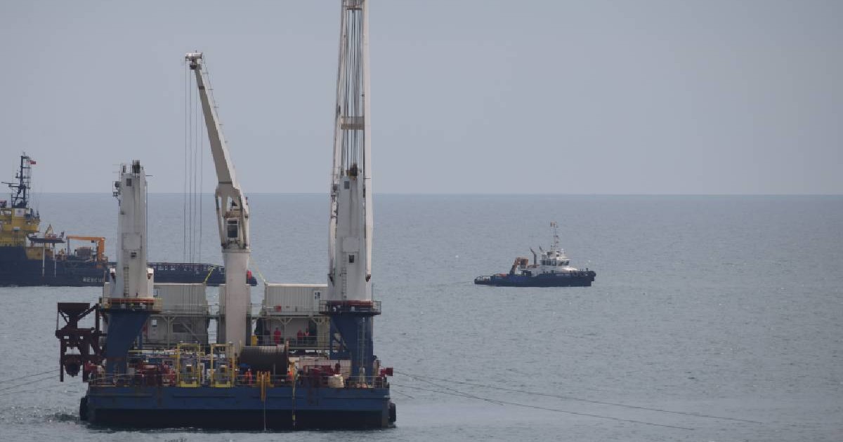 Șantierul pe uscat al proiectului Neptun Deep, în Tuzla, județul Constanța, 4 mai 2026