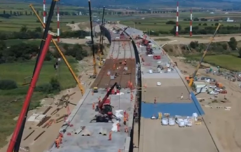 Stadiul lucrărilor pe Autostrada Moldovei A7: Cum arată situația pe cele mai importante puncte din lotul Răcăciuni - Bacău