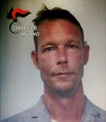 Christian Bruckner the alleged murderer of Maddie McCann, the 3-year-old English girl who passed away in 2007 in Portugal, in a mug shot on September 28, 2018, when he was arrested for dealing international drug abuse by the Milan carabinieri. Photo by Alberto Cattaneo/IPA/ABACAPRESS.COM