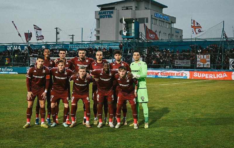 Rapid a pierdut la Constanța și cedează poziția secundă în clasament 
