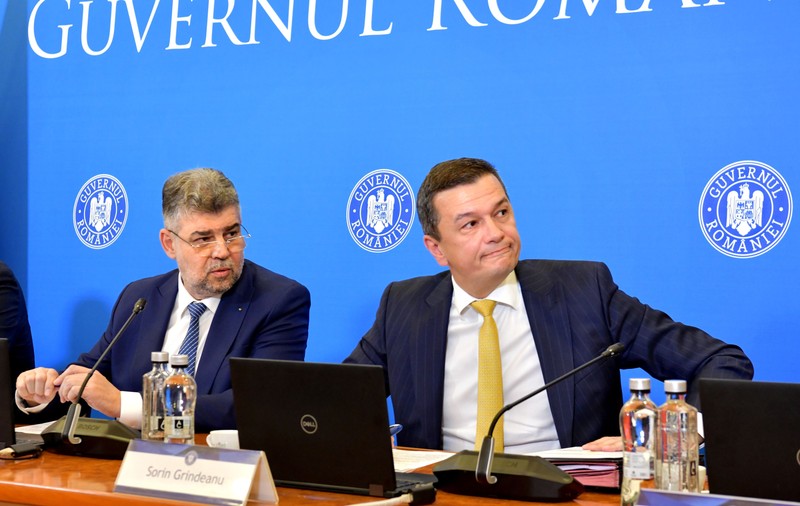 Ce mai caută Ciolacu și Grindeanu la Palatul Victoria?