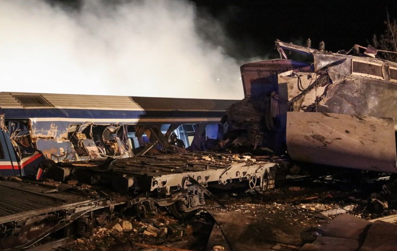 Șeful gării din orașul Larissa a fost arestat după tragedia feroviară din Grecia