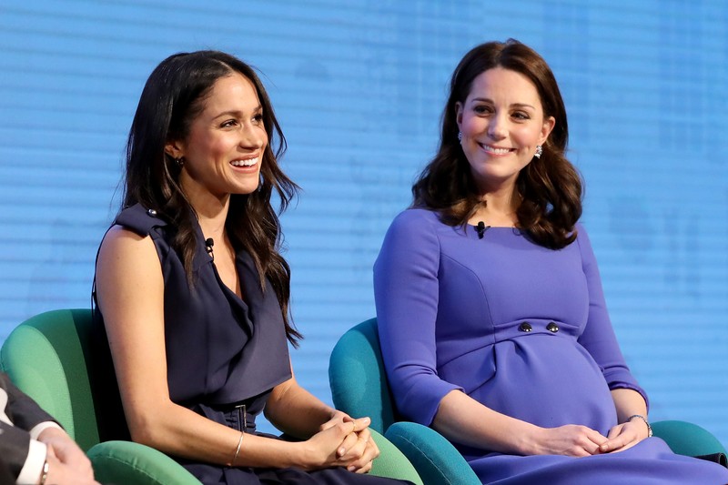 Maghan Markle alături de Kate Middleton și prinții Harry și William
