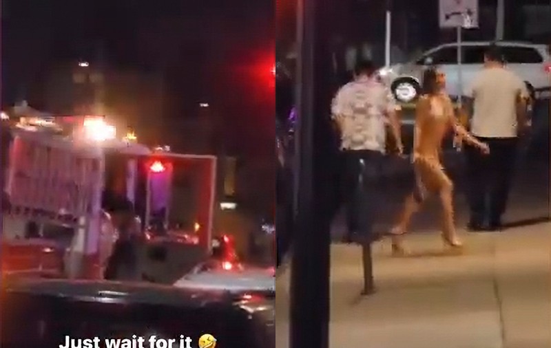 Anchetă în San Jose după ce o femeie în bikini a fost filmată când coboară din mașina de pompieri - VIDEO