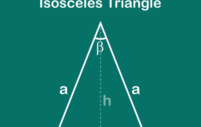 Ce este aria triunghiului isoscel și cum se calculează