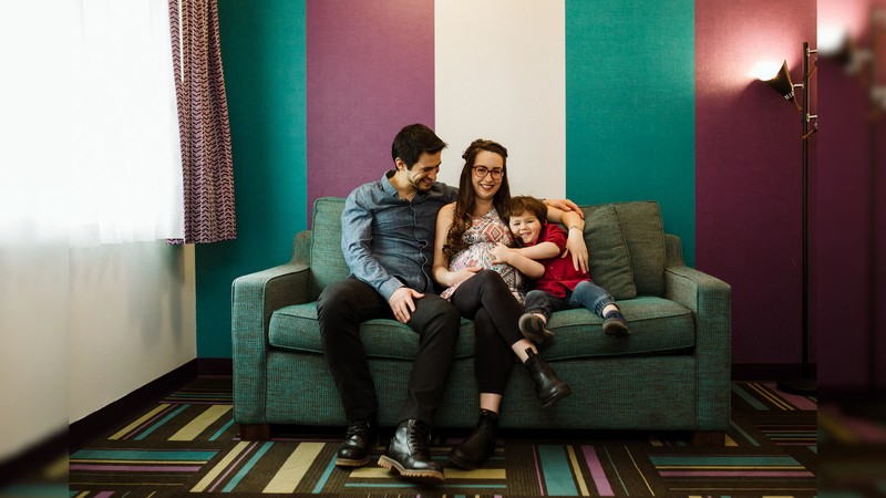 Nicole și Alexander Beshinsky au câștigat promoția „Nooner Baby Maker” a hotelului Zed de Ziua Îndrăgostiților. Foto: Courtesy of Hotel Zed, Fox News