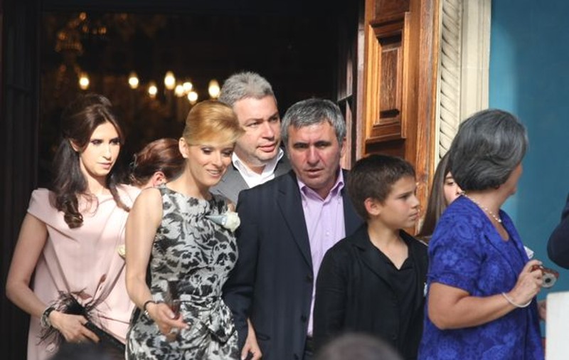 Foto | Chivu, Mutu şi Borcea printre invitaţii de seamă la nunta fiicei lui Giovani