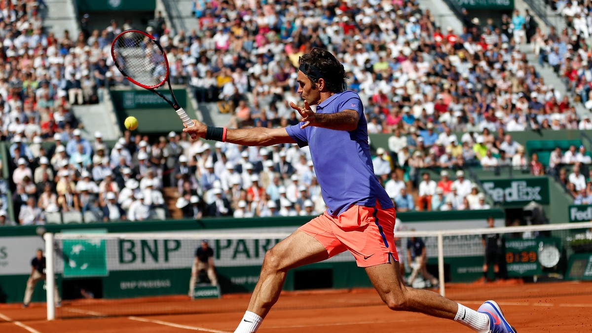 Roger Federer la Roland Garros