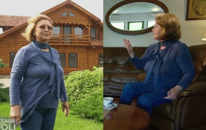 Imagini spectaculoase cu casa Torei Vasilescu. S-a pensionat și trăiește într-o vilă ca-n filme: „Eu stau aici ca la mănăstire”