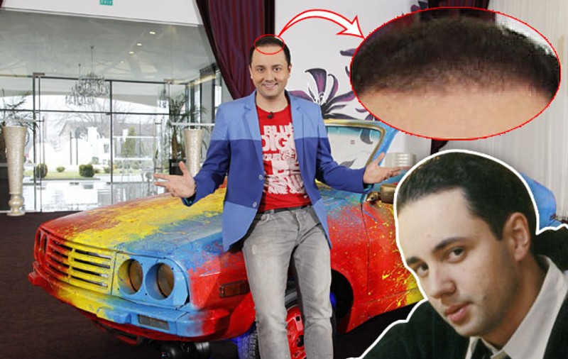 Ce plete avea Măruţă la 16 ani! Acum, moderatorul rămâne fără păr... | Foto