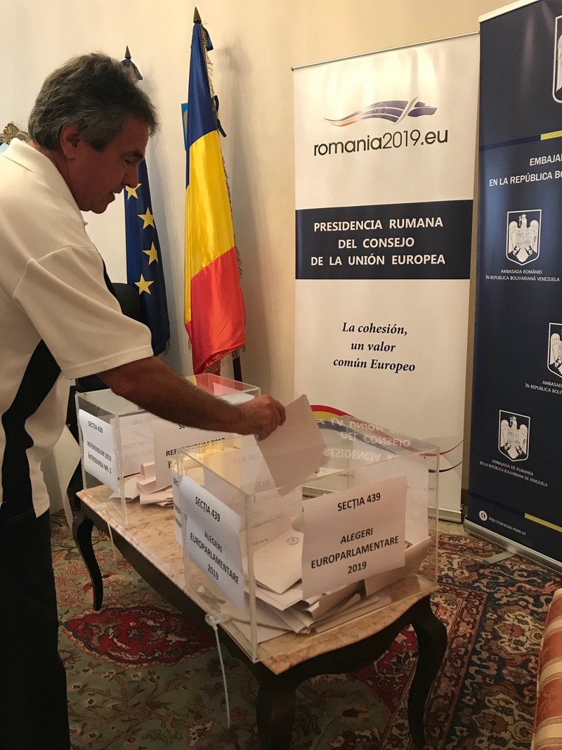 Secția de vot de la Caracas, la alegerile de pe 26 mai