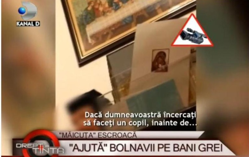 O presupusă măicuță păcălește românii bolnavi! Vinde "leacuri" cu TIR-ul