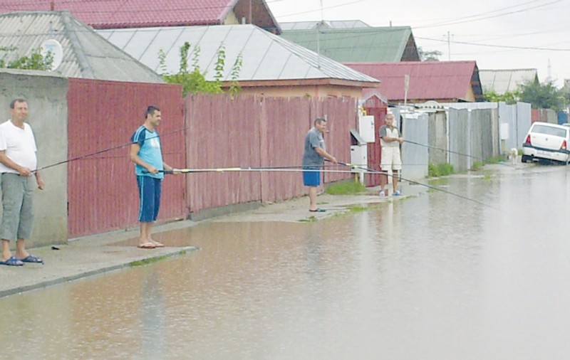 La pescuit pe străzi
