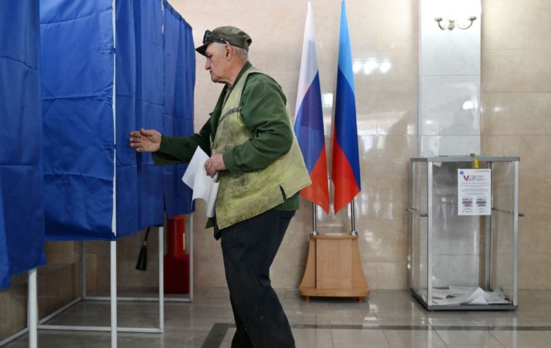 Rusia anunță că partidul lui Vladimir Putin a câștigat alegerile în regiunile anexate din Ucraina, scrutin contestat de Kiev și de Occident