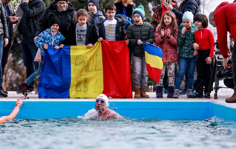 FOTO | Paul Georgescu este Omul Ghețurilor. Vrea să înoate în apele din Antarctica la -22 de grade Celsius